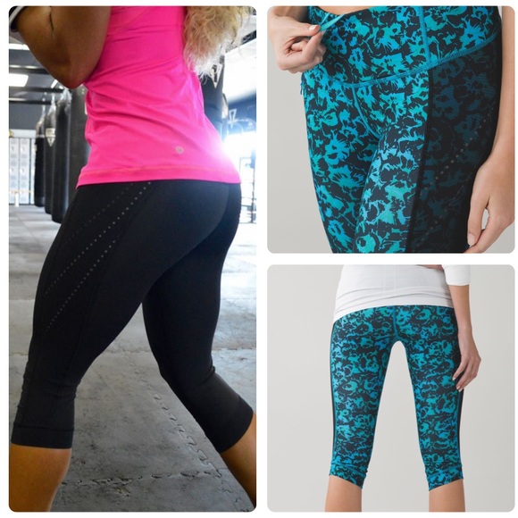 🍋 Lululemon Stop At Nothing Crop Full-On Luxtreme - Picture 2 of 8